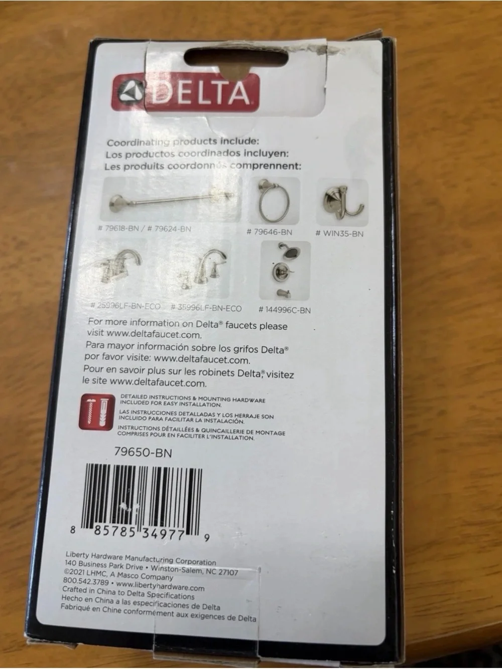 Delta windemere brushed